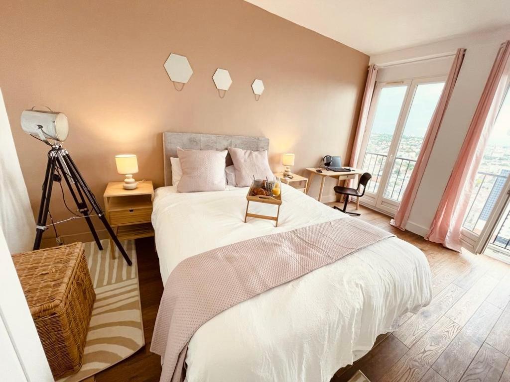 Apartamento Ciel De Paris : Vue Tour Eiffel Choisy-le-Roi Exterior foto